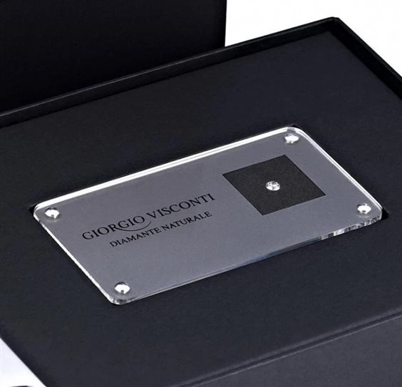 Pietra certificata Giorgio Visconti in Diamante Diamante 0.14 Ct 86559310 - 86559310